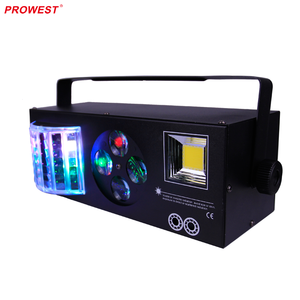 Moonflower Laser Strobo Derby Effetti Gobo Effetti DJ di Illuminazione Della Discoteca HA CONDOTTO LA Luce 4 in 1 Per Mobile DJ - Product Image 1