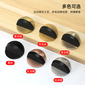 ตัวกันกระแทกประตูสแตนเลสแบบติดพื้น เหล็ก 304 ยางกันกระแทก ช่องว่าง 4-20 มม. ดีไซน์มินิมอล - Product Image 4