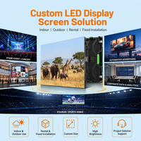 Pantalla LED Digital para Publicidad Exterior de 3m x 1m, Impermeable, Comercial, P2.6-P3.91mm, Instalación Fija, Texto Animado