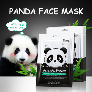 Skin Care <strong>Panda</strong> Animal Facial <strong>Mask</strong> Manufacturer Custom Face Care Whitening Facial <strong>Mask</strong> Organic Moisturizer Facial Sheet <strong>Masks</strong> - Product Image 2