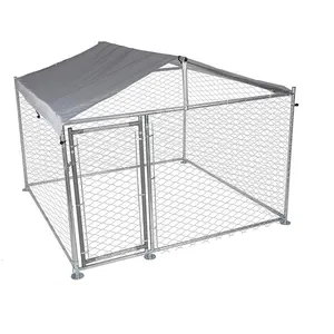 Welpe Laufs tall Draht Tier Metall Große Outdoor Hundehütte Big DIY Box House Cage