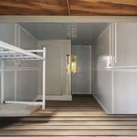 Maison modulaire mobile moderne de 40 pieds personnalisée, bureau conteneur pliable et maison conteneur habitable