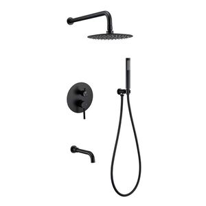 Système de <span class=keywords><strong>douche</strong></span> encastré rond en acier inoxydable 304 de qualité supérieure avec options de fonctions flexibles pour la maison et l'hôtel - Product Image 3