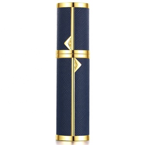 Atomizador <span class=keywords><strong>de</strong></span> Perfume Recargable <span class=keywords><strong>de</strong></span> Aluminio <span class=keywords><strong>de</strong></span> Alta Calidad <span class=keywords><strong>de</strong></span> 5 ml, Diseño <span class=keywords><strong>de</strong></span> Llenado Inferior, Pulverizador con Bomba, Recubrimiento UV, Estampado en Caliente para Uso Cosmético - Product Image 1