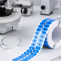 Bande de blocage adhésive bleue personnalisée pour fournisseur, multi-tailles, pour le traitement des verres optiques en laboratoire et le biseautage des lentilles