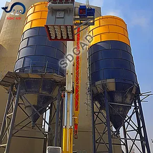 SDCAD silo à béton personnalisé/silo à mélanger/silo de stockage de ciment matériel à vendre