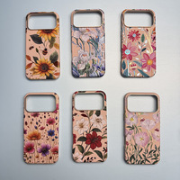 Coque de protection premium anti-chute à motif floral peinture à l'huile vintage pour iPhone 18 Pro Max, compatible avec les coques de téléphone iPhone 17, 16, 15, 14, 13