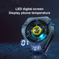 Kolorful JS51A Refroidisseur de téléphone pour les jeux avec écran LCD Radiateur de téléphone portable à semi-conducteur Ventilateur de refroidissement pour tablette magnétique