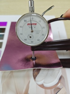 鞋类用全息金属压纹PU皮革合成皮革 - Product Image 2
