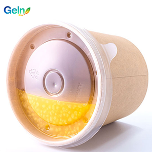 Bol à ramen <span class=keywords><strong>jetable</strong></span> en papier kraft, bols à salade avec couvercle - Product Image 3