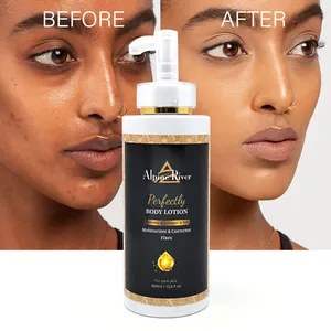 Etiqueta privada Natural Hidratante Piel negra Loción corporal Reparación perfecta Loción corporal hidratante Crema para piel natural