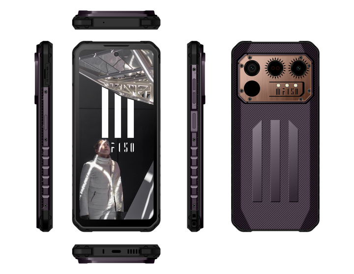IIIF150 Raptor 12G 256GB頑丈なスマートフォンNFCサーマルイメージ 