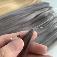 Extension de cheveux en plumes V Light Brand 2023 Best-selling H6, produit breveté, 100% cheveux humains, tressée à la main, extension de cheveux en plumes IF2