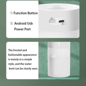 Cute Mini Ultrasonic Atomizer Usb Air Humidifier for Bedroom Car Home Hotel Ultrasonic Aroma <b>Diffuser</b> Humidifier <b>with</b> <b>LED</b> - Product Image 3