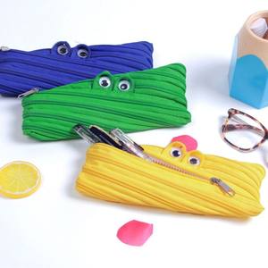 Trousse à Crayons Dessin Animé Grandes Yeux Promotion <span class=keywords><strong>Cadeau</strong></span>, Étui à Stylos Durable, Trousse de Maquillage, Fournitures Scolaires, Papeterie Enfant, Sac à Fermeture Éclair - Product Image 5