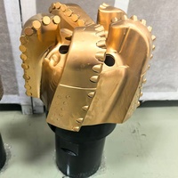 Forets PDC de grande taille 254 mm, 5/6 ailes, tailles personnalisées, carbure de tungstène, soudage laser, forgeage, outil de forage de puits