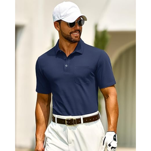 Polos para Hombre de Algodón Piqué de Manga Corta, Clásicos, Casuales, para Golf - Product Image 3