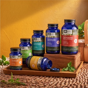 Flacon en verre pour pilules pharmaceutiques, flacon en verre pour comprimés, flacon en verre pour vitamines, flacon en verre pour médicaments - Product Image 1