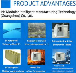 Maison conteneur noire <span class=keywords><strong>de</strong></span> luxe moderne, 3 chambres, bureau, maison mobile sur mesure, construction en acier, modulaire, 2 étages, carport, piscine - Product Image 6