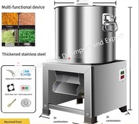Commerciële Huis Groentechopper Ui Knoflook Wortel Kool Fruit Shredder Snijmachine