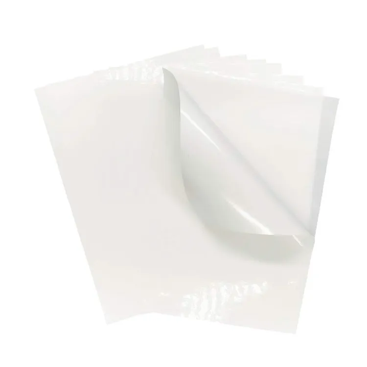Papel adesivo para impressão a jato de tinta com qualidade de impressão cristalina