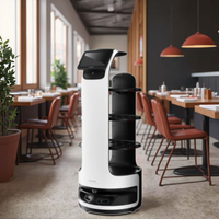 Robot de livraison de nourriture intelligent Dreame D1, plateau de charge 40 kg, positionnement double SLAM, conception humanoïde, contrôlé par application