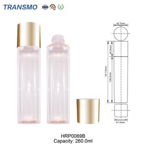 Wholesale Custom Empty 260ml Lotion <b>Pump</b> <b>Spray</b> Bottle Toner Cosmetic Plastic Packaging Bottle Private Label - Product Image 2