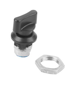 K0518 KIPP Loquet de compression à quart de tour en alliage de zinc avec bouton à ailettes, étanche IP65, quincaillerie industrielle - Product Image 1