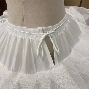 QUEENSGOWN Stock <span class=keywords><strong>Jupon</strong></span> à 7 cerceaux pour robe de mariée, volumineux et moelleux, <span class=keywords><strong>avec</strong></span> tulle, ajustable - Product Image 5