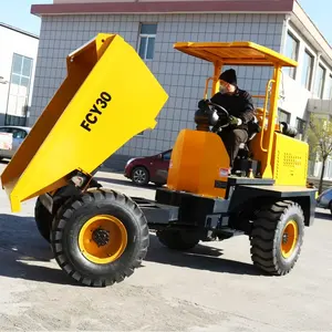 3 Ton Mini Dumper 4X4 Off-Road Dumper Truck Voor Kleine Mijnbouw En Bouwwerken