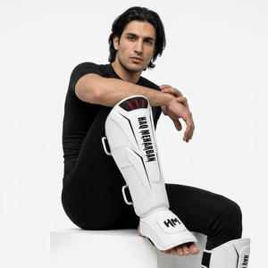 Protège-tibias de sport Haq Meharban en PU avec fermeture auto-agrippante, légers et protecteurs pour adultes, toutes saisons - Product Image 1