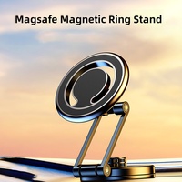 Penyangga ponsel mobil magnetik lipat, dapat diperpanjang dan disesuaikan, cocok untuk navigasi layar mengambang di panel instrumen mobil