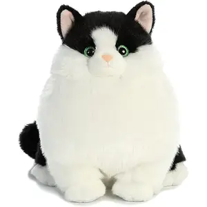 Popular Design Special Soft Cat With Large Eyes Stuffed Plush Fat Cat Toy