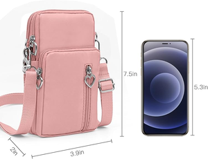 ขายดีกระเป๋าซิปไนลอนกันน้ำปรับได้กระเป๋าสตางค์คาดลำตัวขนาดเล็กแบบพกพาน้ำหนักเบาสายคล้องไหล่ - Product Image 2