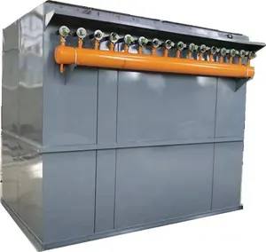 Taller de producción industrial recolección de polvo 100 bolsas máquina de eliminación de polvo tipo pulso