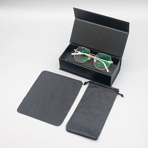 עיצוב מארזי משקפיים בהתאמה אישית, קופסת עור לנשים, קופסה לבנה <span class=keywords><strong>2026</strong></span>, מטלית ניקוי משקפיים ממיקרופייבר, שקית אריזה - Product Image 5