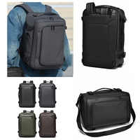 Sac à dos pour ordinateur portable de voyage imperméable de grande capacité tendance pour hommes avec logo personnalisé de haute qualité en PU