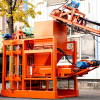 Sistema de Control Inteligente SHUNYA, Bomba PLC, Máquina para Fabricar Bloques de Hormigón QTJ4-26C, Extrusora de Vacío Semiautomática para Construcción