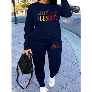 USA Made Local Factory High Quality Casual Men's Athletic <b>Set</b> with Hoodie 100% Cotton Thermal Fabric Unisex Design Large Size - Product Image 6