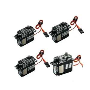 GDW 3PCS DS590MG + 1PCS DS595MG medium-sized Metal Gear Digital Servo For 505 XL520 500X Helicopter