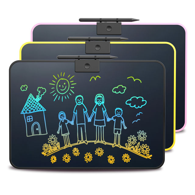 16 Inch Digital Type C Charging Writer LCD Writing Tablet Chargeable Erase Functions Writing Board Kids Graphics Writing Pad