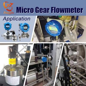 Điện áp cao kháng Micro bánh Flow Meter SS304 SS316L đầu ra trực tiếp hiện tại loại dầu Lưu lượng nước cảm biến OEM hỗ trợ - Product Image 5