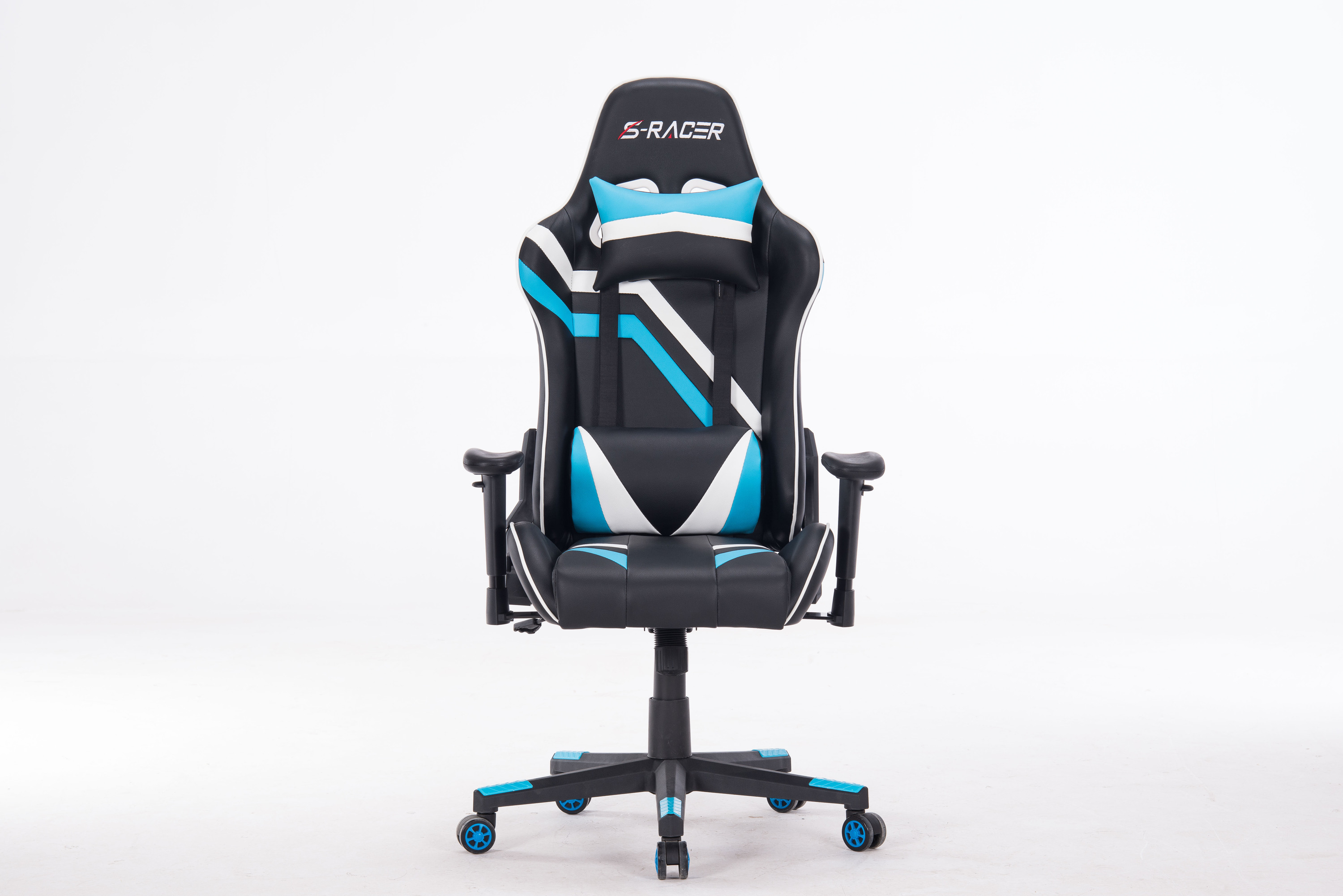 China high quality custom Logo PU leather swivel gaming chair recliner