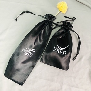 ถุงผ้าซาตินแบบมีเชือกผูกสั่งทำได้ MOQ ต่ำ ขายส่ง พร้อมโลโก้ ถุงใส่ของขวัญเครื่องประดับแบบมีเชือกผูกพร้อมโลโก้ - Product Image 1