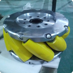 Rueda de <span class=keywords><strong>Mecanum</strong></span> Industrial de servicio pesado Nuevo usado para <span class=keywords><strong>AGV</strong></span> Construcción Granja Venta al por menor Industrias de restaurantes Hecho de aluminio de poliuretano - Product Image 3