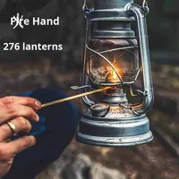 Lanterne de marque Huoshou 276, luminaire de camping en plein air, rétro, conversion d'énergie cinétique, tôle d'étain, alliage de zinc, mobilier de camping