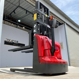 Precio barato 1,5 toneladas Altura de elevación 2M Apilador eléctrico completo Apilador de palés Tipo de caminar Batería Apilable Camión Carretilla elevadora - Product Image 6