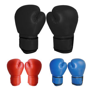 ถุงมือซ้อมต่อสู้วงแหวนแบบไทยสีขาวสีแดงดำพิมพ์ลายสุดเท่ - Product Image 1