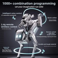 Nouveau Chien Robotique IA 2026 Télécommandé, 12 Programmes, Double Mode de Programmation, Lumières LED Colorées, pour Enfants de 3 à 6 Ans
