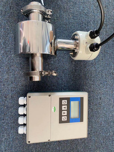 Débitmètre électromagnétique de type split avec écran LCD, panneau solaire en option, mesure du débit de liquides industriels, OEM disponible - Product Image 3